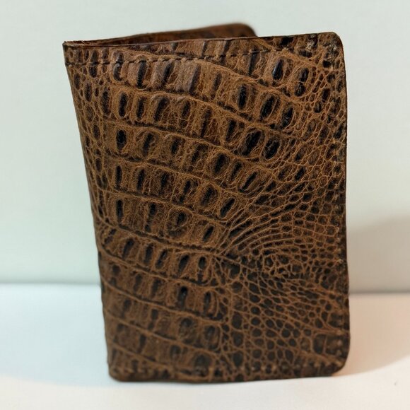 Handmade Leather Tri-Fold Wallet
